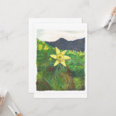 Narcis Kaart (Voorkant / Achterkant in situ)