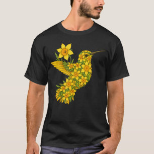 Narcis Kolibrie Bloem Tuinieren T-shirt