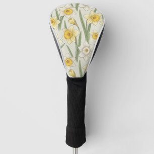Narcis Lente Bloemstuk in Zachte Geel en Groen 3 Golfheadcover
