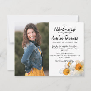 Narcis Levensviering Fotocard Kaart