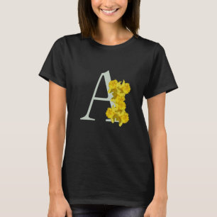 Narcis Monogram Initiaal A T-shirt