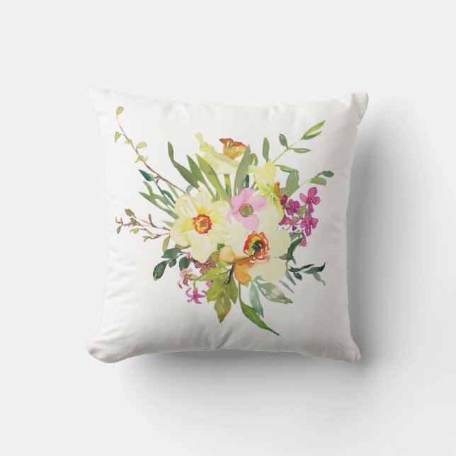 Narcis spray  kussen (Voorkant)