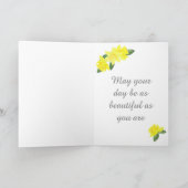 Narcis Waterverf Kaart (Binnen)