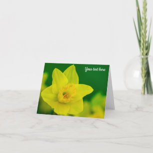 Narcis Wenskaart Bedankkaart