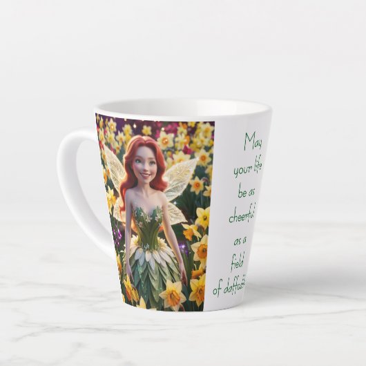 narciseerfee latte mok (Linkerhoek)