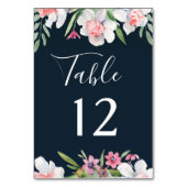 Narcisse blanc sur numéro de table de mariage mari (Par défaut)