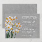 Narcisse Wedding Invitations (Devant / Derrière)