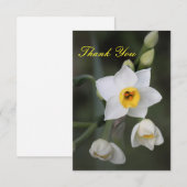 Narcissen bedankkaart (Voorkant / Achterkant)