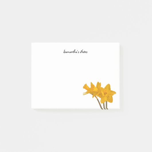 Narcissen Post-it® Notes (Voorkant)