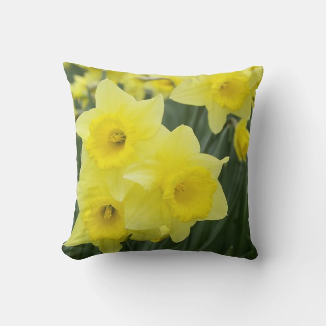 Narcissen RF) Kussen (Voorkant)