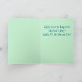 Narcissen voor mama kaart (Binnen)