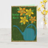Narcissen voor mama kaart (Gele Bloem)