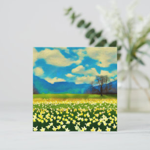 Narcissenveld - schilderij
