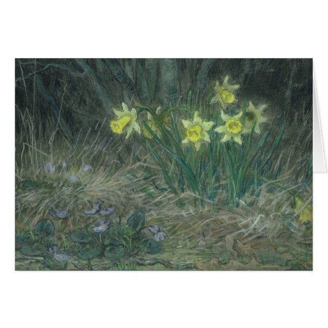 Narcissi en Violets, c.1867 (Voorkant Horizontaal)
