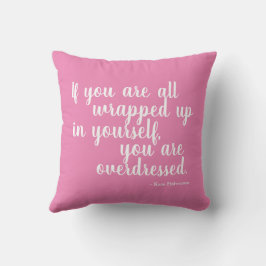 Narcissisme Citaat Roze en Wit Kussen