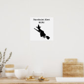 Narcissist Alert Witch Poster (Keuken)