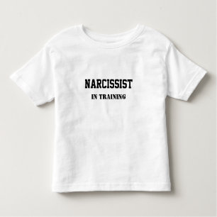 Narcissist in opleiding kinder shirts