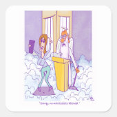 Narcissist Square Stickers (Voorkant)