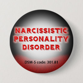Narcissistic Personality Disorder DSM-5-toets Ronde Button 7,6 Cm