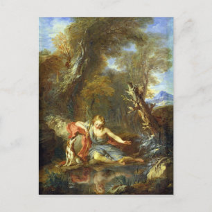 Narcissus, 1728 briefkaart