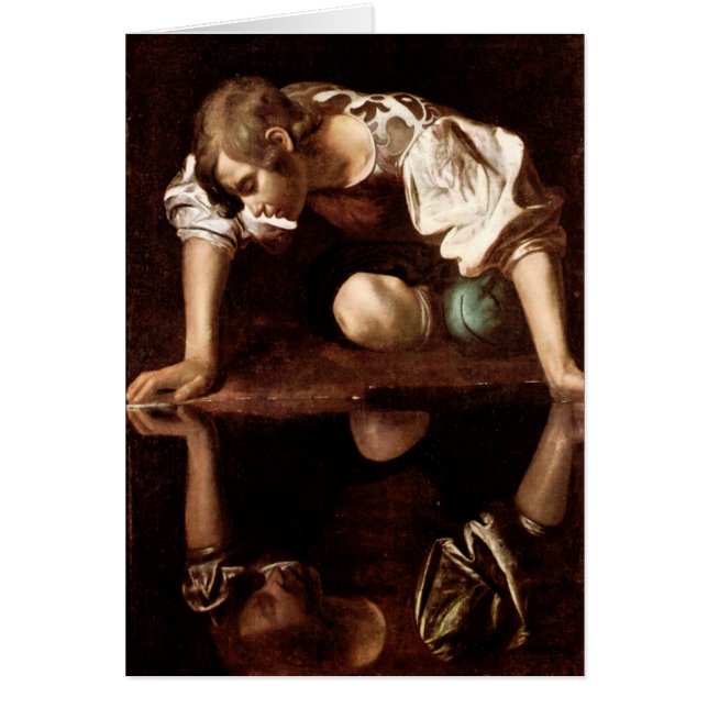 Narcissus, Caravaggio (Voorkant)