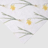 Narcissus Flower Pattern Tissuepapier (Detail)