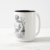 Narcissus Myth Minimalist Line Art Coffee Mug (Devant droit)
