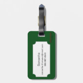 Narcissus (N Tazetta) Bagagelabel (Achterkant verticaal)