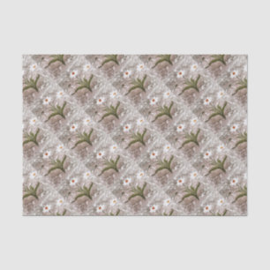 Narcissus on marble tissuepapier