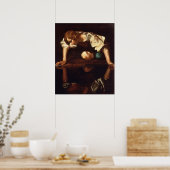 Narcissus van Michelangelo Merisi da Caravaggio Poster (Keuken)