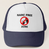 Narcist/Narc Free Zone Trucker Pet (Voorkant)