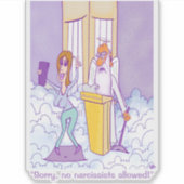 Narcisten Sticker (Voorkant)