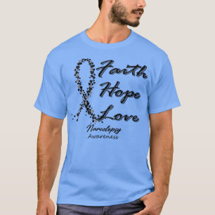 Narcolepsie Bewustzijn Geloof Hoop Liefde In Deze T-shirt