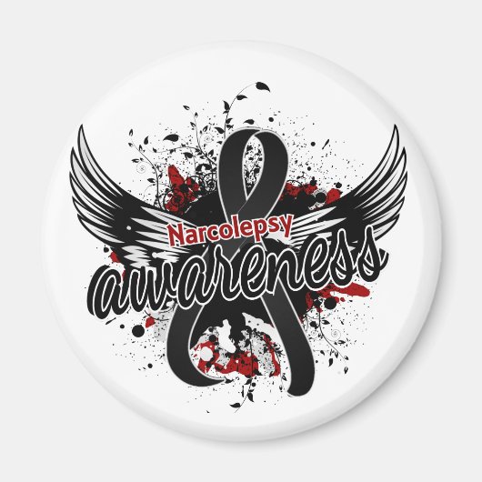 Narcolepsy Bewustheid 16 Magneet (Voorkant)