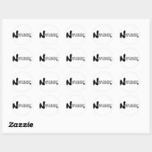 NARCOLEPSY : Stickers Classic NOT ALONE™ (Feuille)