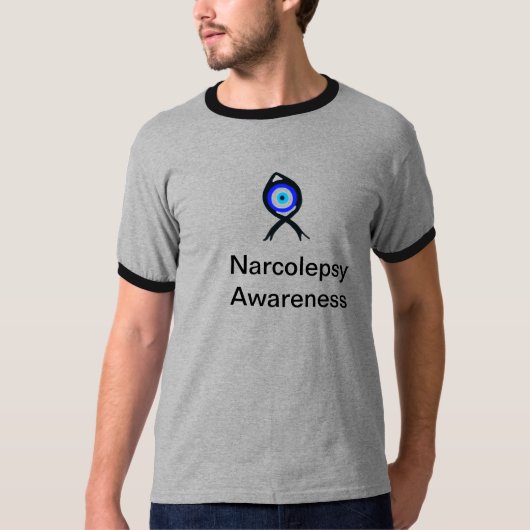 Narcoleptisch bewustzijn Narcolepsie T-shirt (Voorkant)