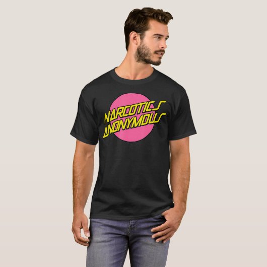 Narcotics Anonymous Recovery Sobriety Gifts AA N T-shirt (Voorkant volledig)