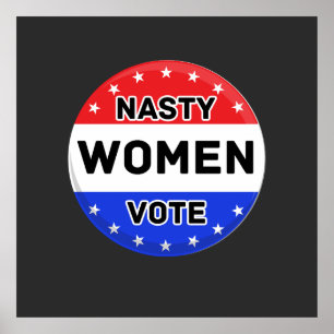 Nare vrouwen stemmen   Vrouwen macht feministische Poster