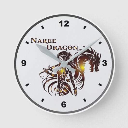 Naree Dragon of Clock Ronde Klok (Voorkant)