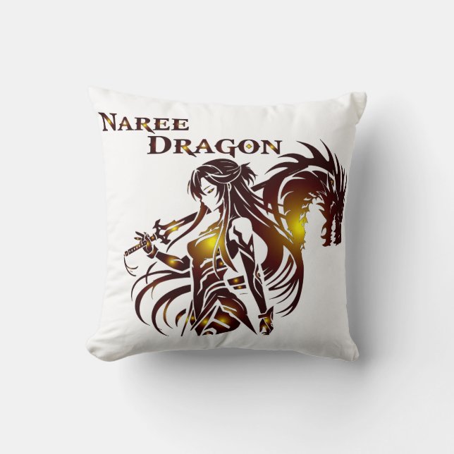 Naree Drakenkussen Kussen (Voorkant)