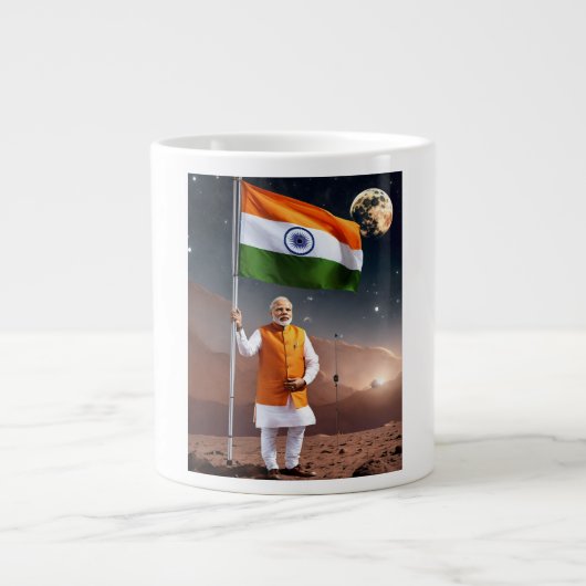 NARENDRA MODI EXTRA GROTE BEKER (Voorkant)