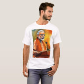 Narendra Modi : Leader Visionnaire, T-Shirt Design (Devant entier)