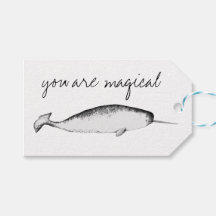 Narhwal Unicorn Magical Illustration Whale Lover