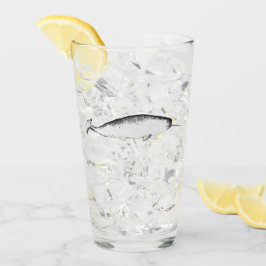 Narhwal Unicorn Zee Illustratie Whale Lover Glas