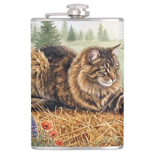 Nari van het bos heupfles (Voorkant)