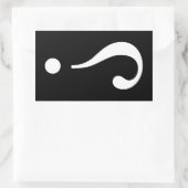 NARK MARK {ironicon} Rechthoekige Sticker (Tas)