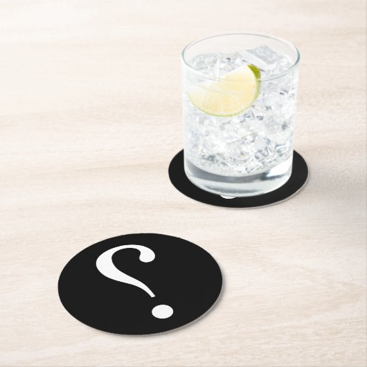 NARK MARK {ironicon} Ronde Kartonnen Onderzetter (Insitu)