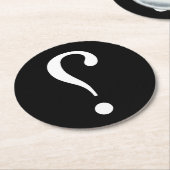 NARK MARK {ironicon} Ronde Kartonnen Onderzetter (Gebogen)