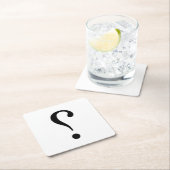 NARK MARK {ironicon} Vierkante Kartonnen Onderzetter (Insitu)