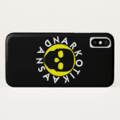 NARKOTIKA LIV Ananas coque iPhone X noir N3 (Dos (Horizontal))